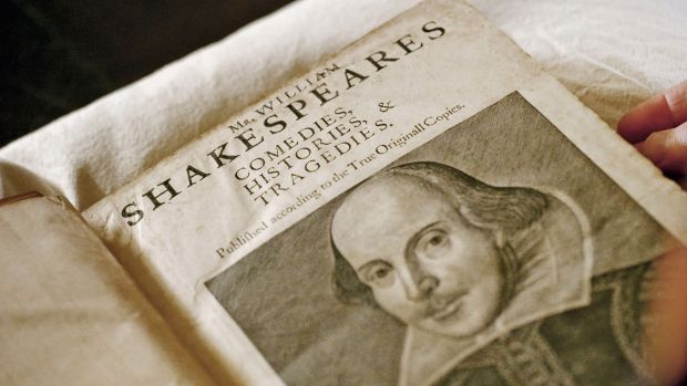 The First Folio -- the first collection of all William Shakespeare's plays -- is "the most important secular book in the history of the Western world," says one scholar. It's the subject of "Making Shakespeare: The First Folio" on PBS's "Great Performances." (Courtesy Thirteen)