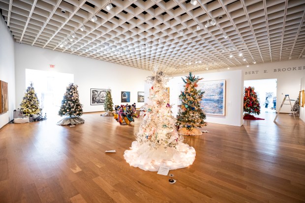 The Festival of Trees returns to Orlando Museum of Art for its 37th year with 50 designer trees on Nov. 9, 2023. The event, a fundraiser for the museum, goes on Nov. 11-19. (Patrick Connolly/Orlando Sentinel)